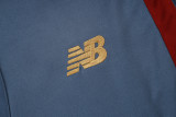 2025-26 Sao Paulo Grey Red Half Pull Tracksuit #B2575(半拉链)