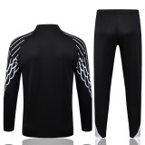 2025-26 PSG Jordan Black Half Pull Tracksuit #B2573(半拉链)