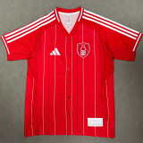 2025-26 Nottingham Red Casual Edition Baseball Jersey