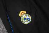 2025-26 RMA White blue Half Pull Tracksuit #B2571(半拉链)