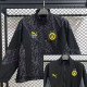 2025-26 Dortmund Grey & Black Double Sided Windbreaker (双面风衣)