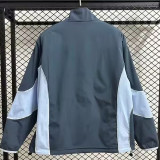 2025-26 Man City White & Blue Double Sided Windbreaker (双面风衣)