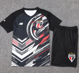 2025-26 Sao Paulo Black Training Short Suit #D25162