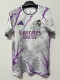 2025-26 RMA White Special Edition Fans Training Shirts (闪电紫)