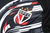 2025-26 Sao Paulo Black Training Short Suit #D25162
