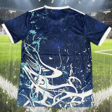 2025-26 RMA Dark Blue Special Edition Fans Training Shirts (狮头)