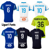 2025-26 Marseille Third Player Version Soccer Jersey