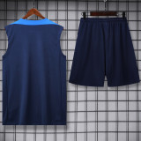 2025-26 PSG Royal blue Tank top and shorts suit