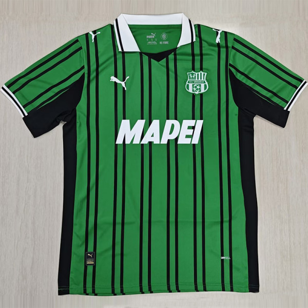 2025-26 Sassuolo Home Fans Soccer Jersey