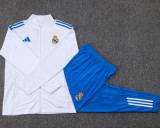 2025-26 RMA White Kids Jacket Tracksuit #E25143(童装)