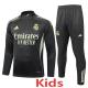 2025-26 RMA Grey green Kids Half Pull Tracksuit #E25139(童装)(半拉链)