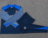 2025-26 PSG Royal blue Half Pull Tracksuit #B2585(半拉链)