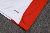 2025-26 Ajax White Kids Half Pull Tracksuit #E25125(童装)(半拉链)