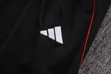 2025-26 Ajax White Kids Half Pull Tracksuit #E25125(童装)(半拉链)