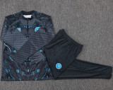 2025-26 Napoli Grey Half Pull Tracksuit #B2589(半拉链)