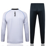 2025-26 Napoli Light gray Jacket Tracksuit #A2582