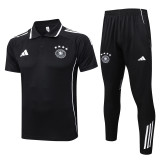 2025-26 Germany Black Short shirts and Long trousers Suit #C2560(四星)