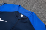 2025-26 PSG Royal blue Half Pull Tracksuit #B2585(半拉链)