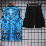 2025-26 Napoli Blue Tank top and shorts suit