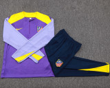 2025-26 ATM Purple Kids Half Pull Tracksuit #E25136(童装)(半拉链)