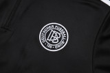 2025-26 Germany Black Kids Half Pull Tracksuit #E25137(童装)(半拉链)
