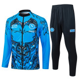 2025-26 Napoli Blue Jacket Tracksuit #A2581