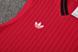 2025-26 Flamengo Red Tank top and shorts suit