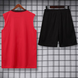 2025-26 Flamengo Red Tank top and shorts suit