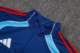 2025-26 ARS Royal blue Half Pull Tracksuit #B2592(半拉链)