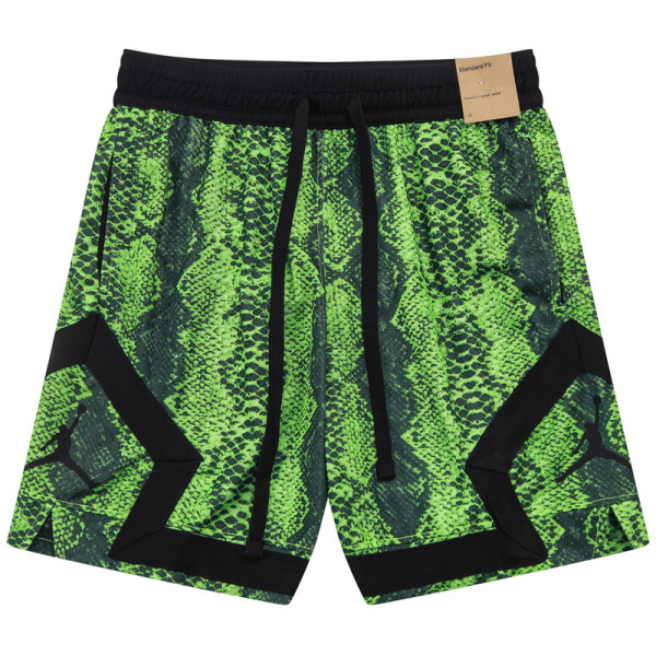 C2509 AJ Green Casual Short Pants #蛇纹绿