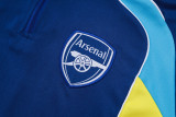 2025-26 ARS Royal blue Half Pull Tracksuit #B2592(半拉链)