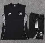 2025-26 Germany Black Tank top and shorts suit #D25165