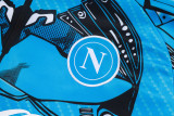 2025-26 Napoli Blue Half Pull Tracksuit #B2588(半拉链)