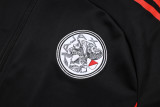 2025-26 Ajax Black Kids Jacket Tracksuit #E25145(童装)
