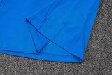 2025-26 RMA Lake blue Kids Half Pull Tracksuit #E25128(童装)(半拉链)