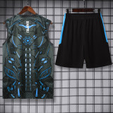 2025-26 Napoli Grey Tank top and shorts suit