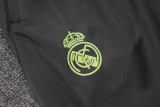 2025-26 RMA Grey green Kids Half Pull Tracksuit #E25139(童装)(半拉链)