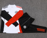 2025-26 Ajax White Kids Half Pull Tracksuit #E25125(童装)(半拉链)