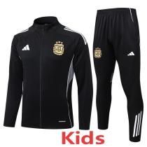 2025-26 Argentina Black Kids Jacket Tracksuit #E25148(童装)(三星)