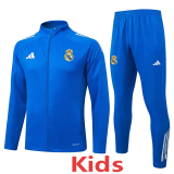 2025-26 RMA Lake blue Kids Jacket Tracksuit #E25140(童装)