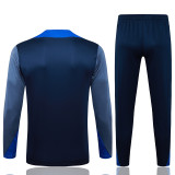 2025-26 PSG Royal blue Half Pull Tracksuit #B2585(半拉链)