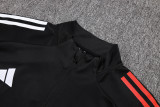 2025-26 Ajax Black Kids Jacket Tracksuit #E25145(童装)