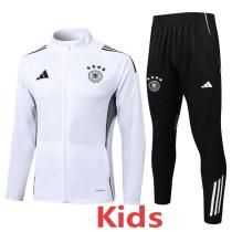 2025-26 Germany White Kids Jacket Tracksuit #E25144(童装)
