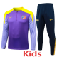 2025-26 ATM Purple Kids Half Pull Tracksuit #E25136(童装)(半拉链)