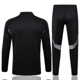 2025-26 Argentina Black Kids Half Pull Tracksuit #E25130(童装)(半拉链)