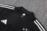 2025-26 Germany Black Kids Half Pull Tracksuit #E25149(童装)(半拉链)