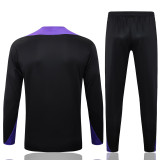 2025-26 BAR Black Half Pull Tracksuit #B2558(半拉链)