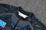 2025-26 Napoli Grey Kids Half Pull Tracksuit #E25153(童装)(半拉链)