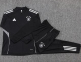 2025-26 Germany Black Kids Half Pull Tracksuit #E25149(童装)(半拉链)
