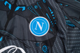 2025-26 Napoli Grey Kids Half Pull Tracksuit #E25153(童装)(半拉链)